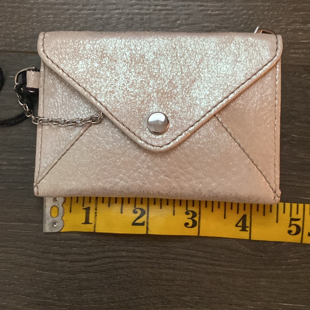 Aimee Kestenberg Pouch color stone silver new with tags genuine leather Y2K - Picture 3 of 7